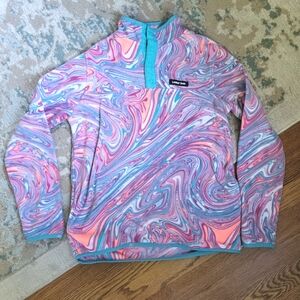 EUC Lands End youth size XL snap pullover